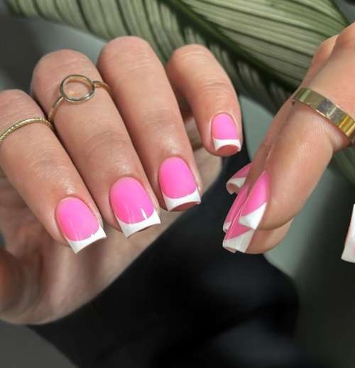 Printemps français blanc-rose