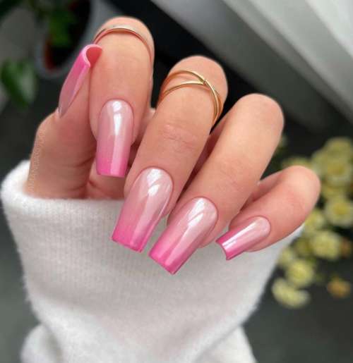 Français brillant rose