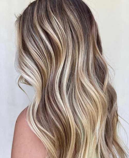 Coloration des cheveux en relief