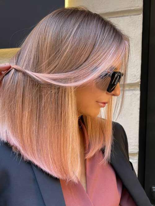 Coloration des cheveux en relief