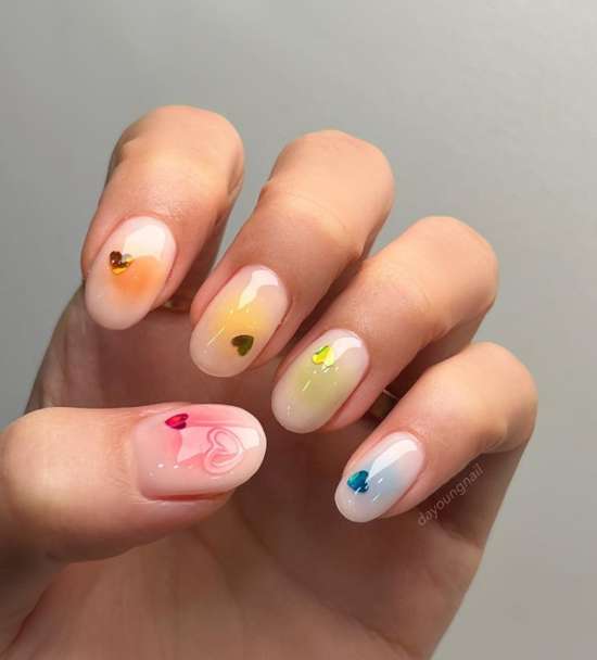 Manucure été ongles courts