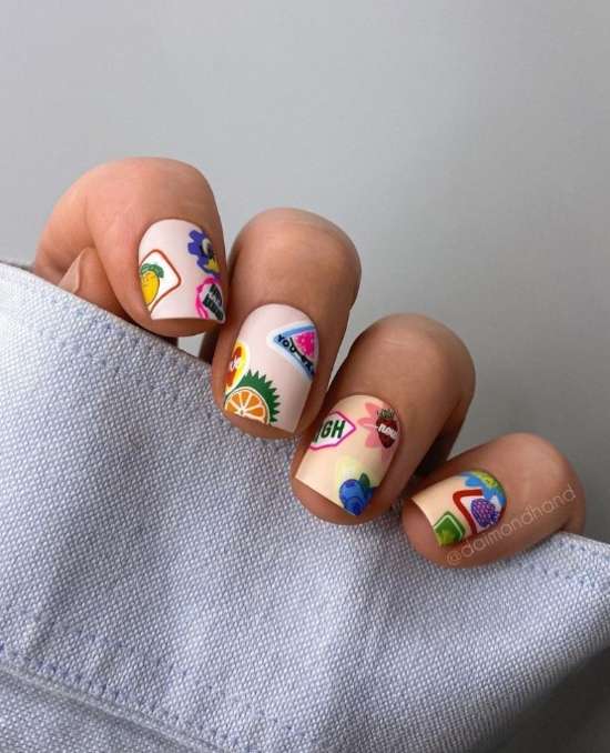 Échantillonnage ongles courts été