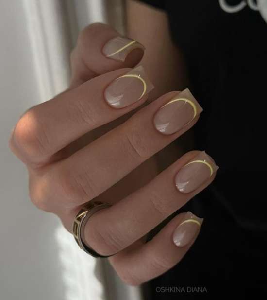 Nail art ongles courts