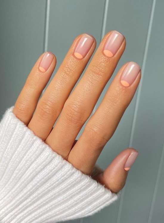 Manucure été 2023 pour ongles courts: design, photo