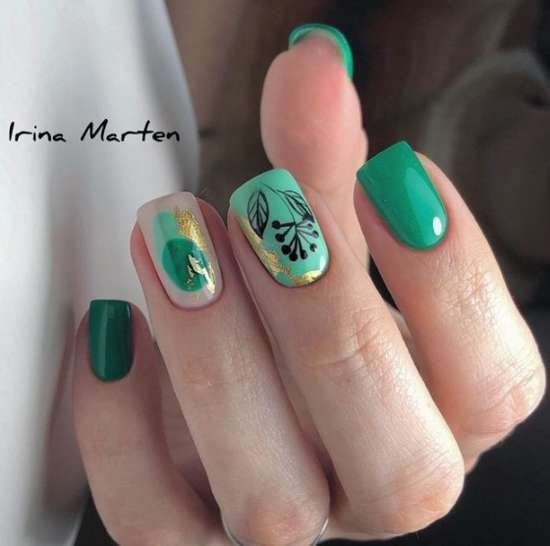 Manucure été 2023 pour ongles courts: design, photo