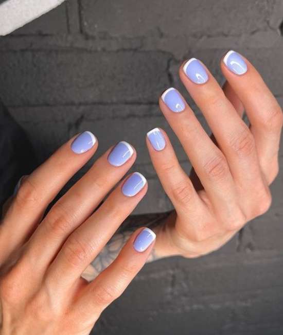 Manucure été 2023 pour ongles courts: design, photo