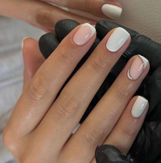 Manucure été 2023 pour ongles courts: design, photo