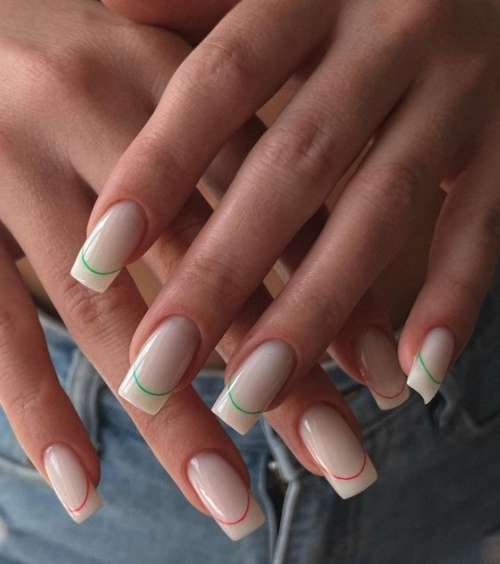 Les extrémités sont doublées