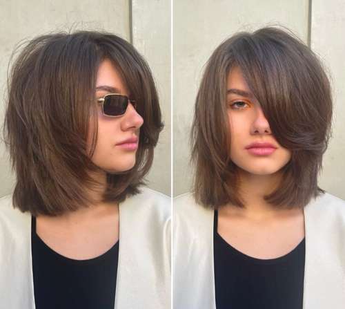 Vue carrée en cascade de tous les côtés