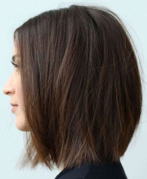 Photo d'une coupe de cheveux allongée