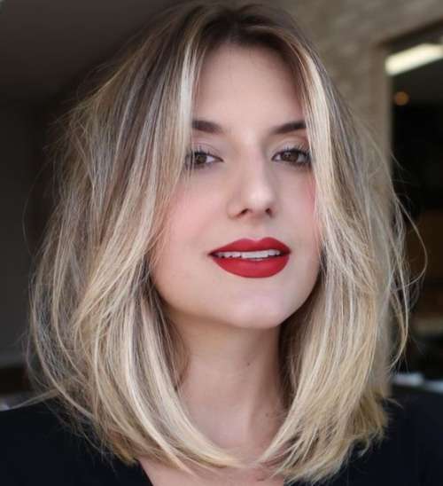 Caret allongé: photos de belles coupes de cheveux 2023