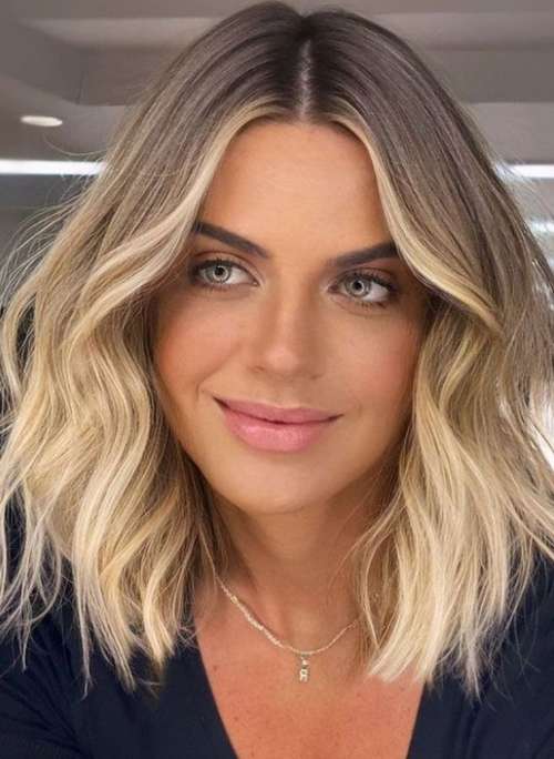 Caret allongé: photos de belles coupes de cheveux 2023