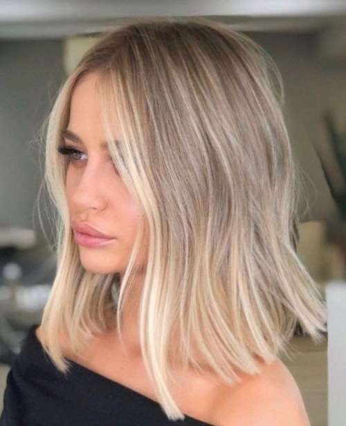 Caret allongé: photos de belles coupes de cheveux 2023