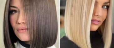 Coupes de cheveux photo caret allongées pour les cheveux mi-longs