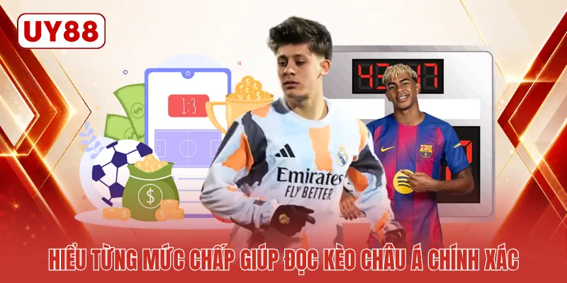 Hiểu từng mức chấp giúp đọc kèo châu Á chính xác